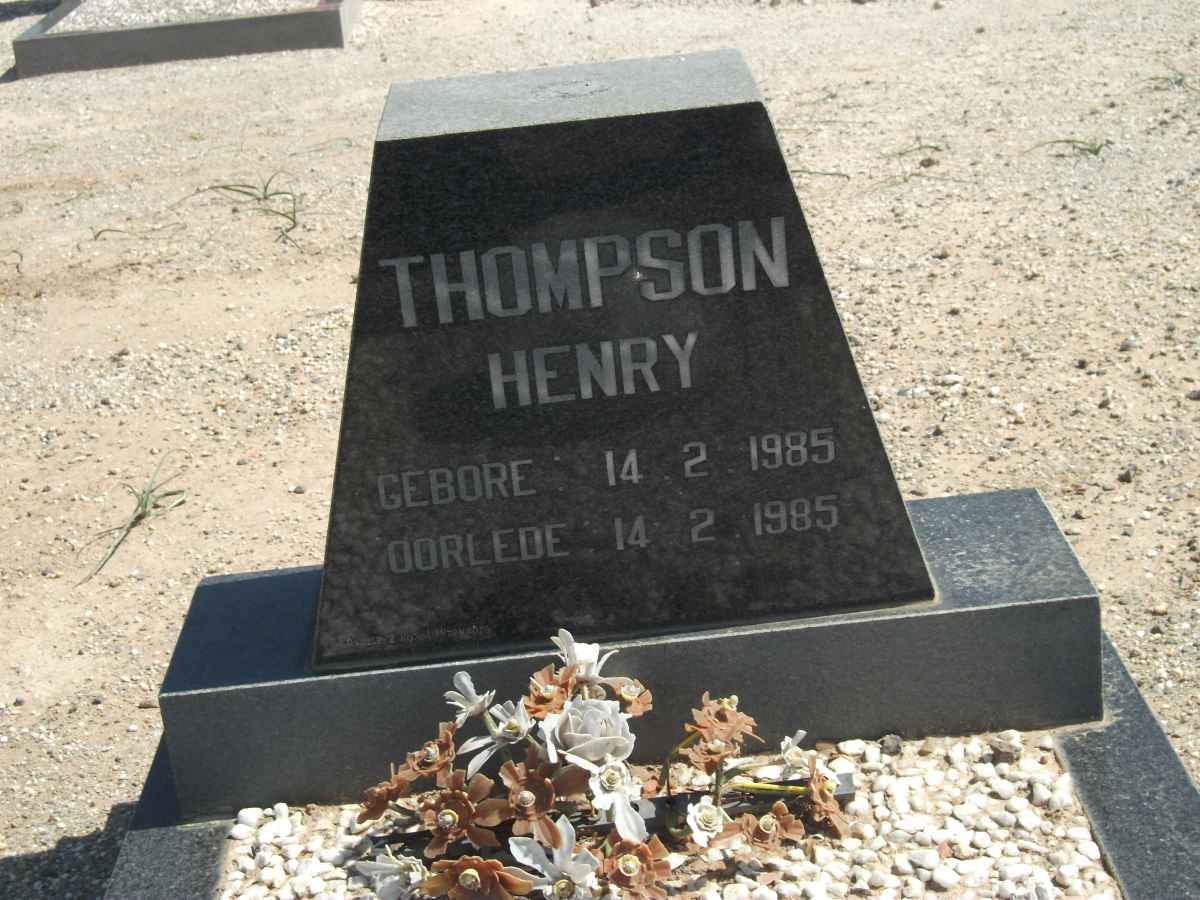 THOMPSON Henry 1984-1984