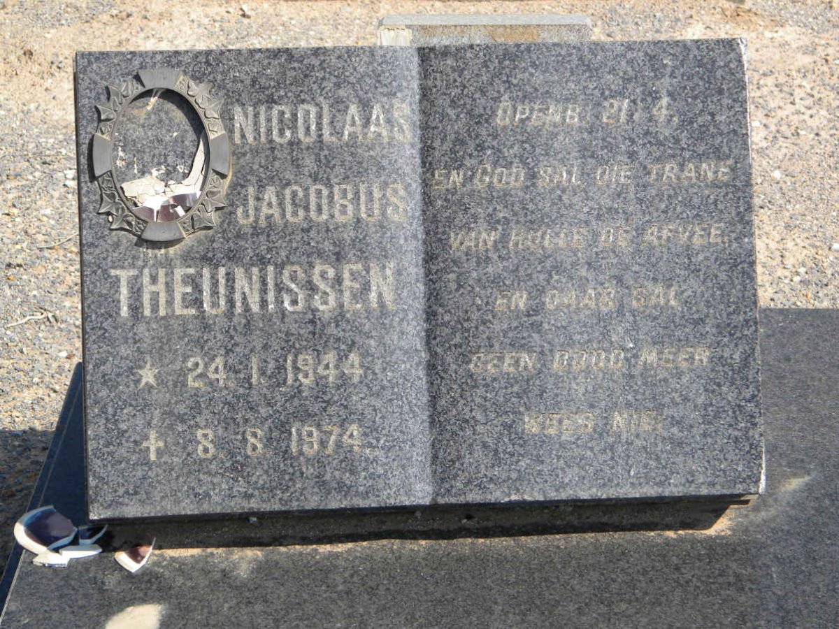 THEUNISSEN Nicolaas Jacobus 1944-1974