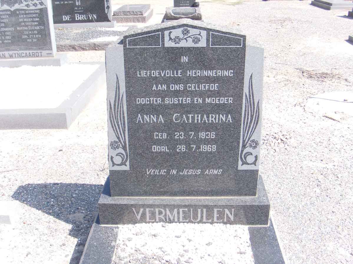VERMEULEN Anna Catharina 1936-1968