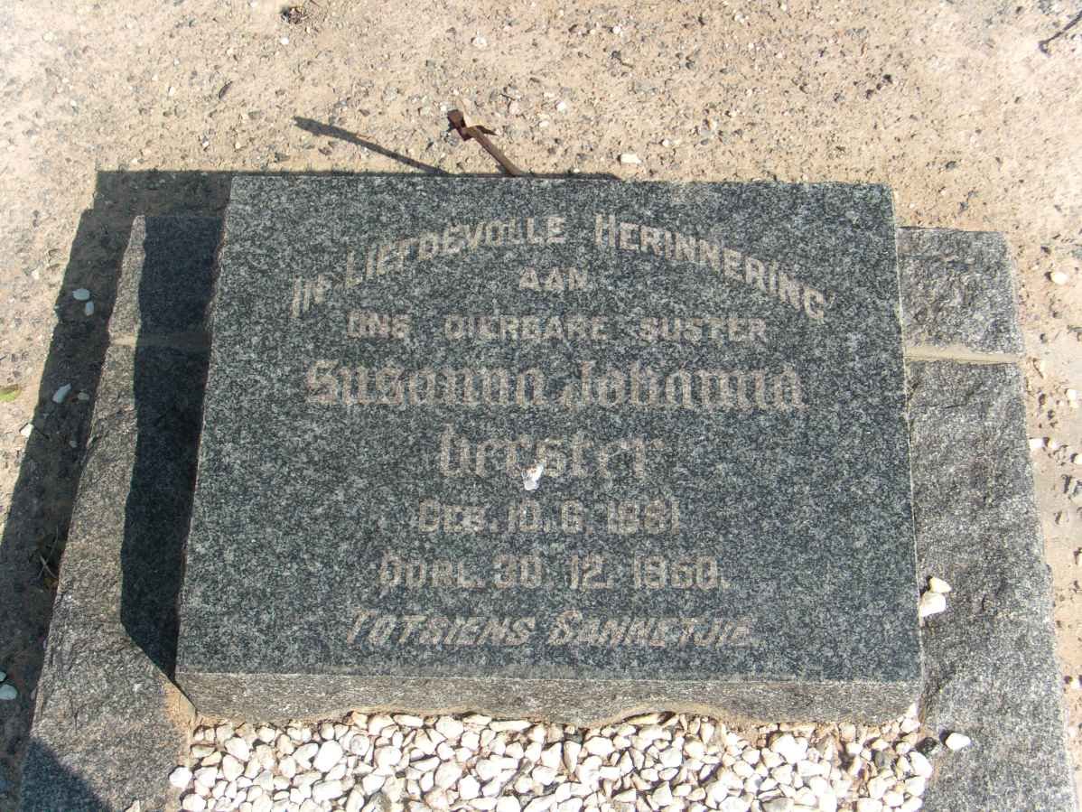 VERSTER Susanna Johanna 1881-1960