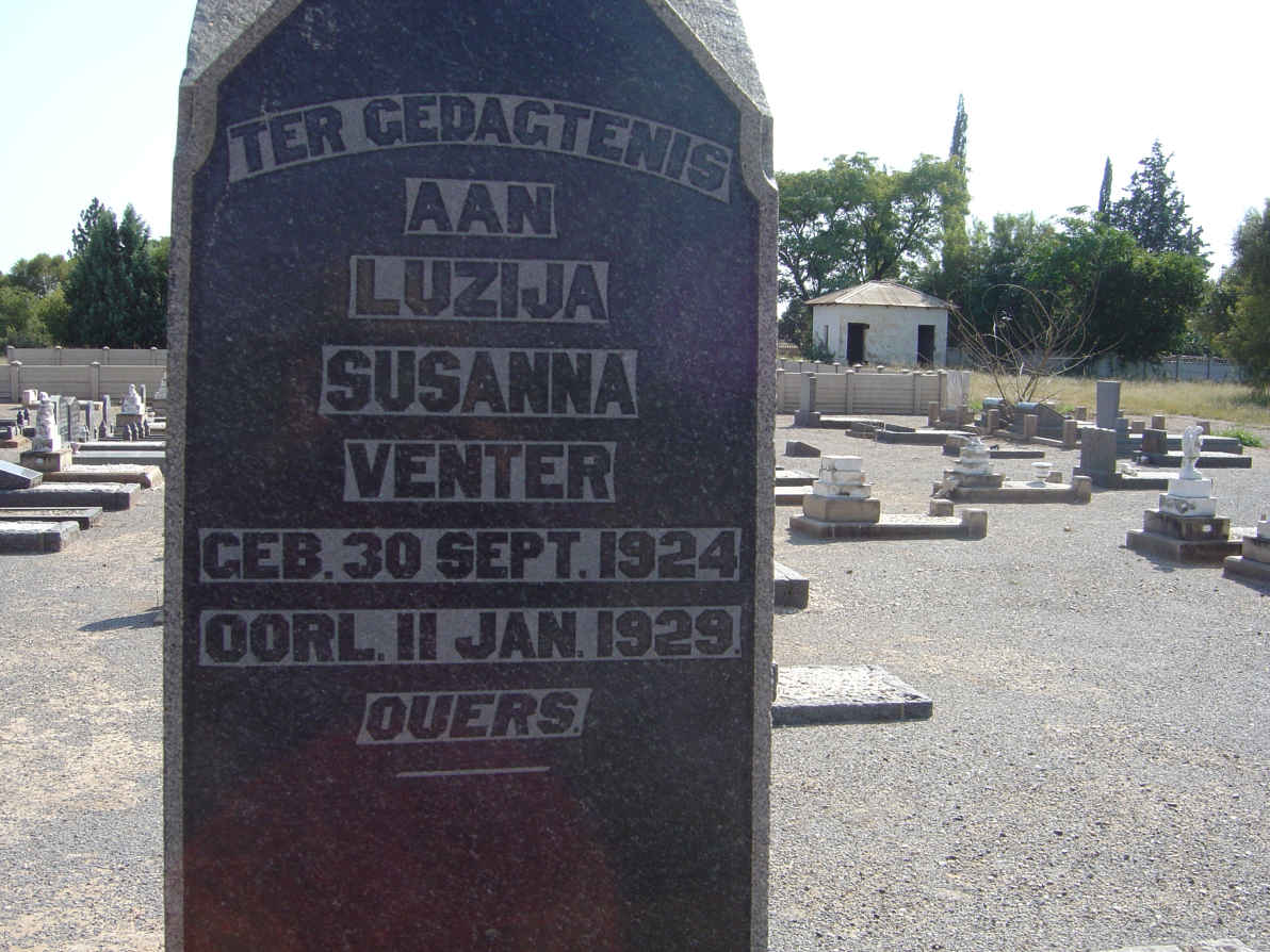 VENTER Luzija Susanna 1924-1929