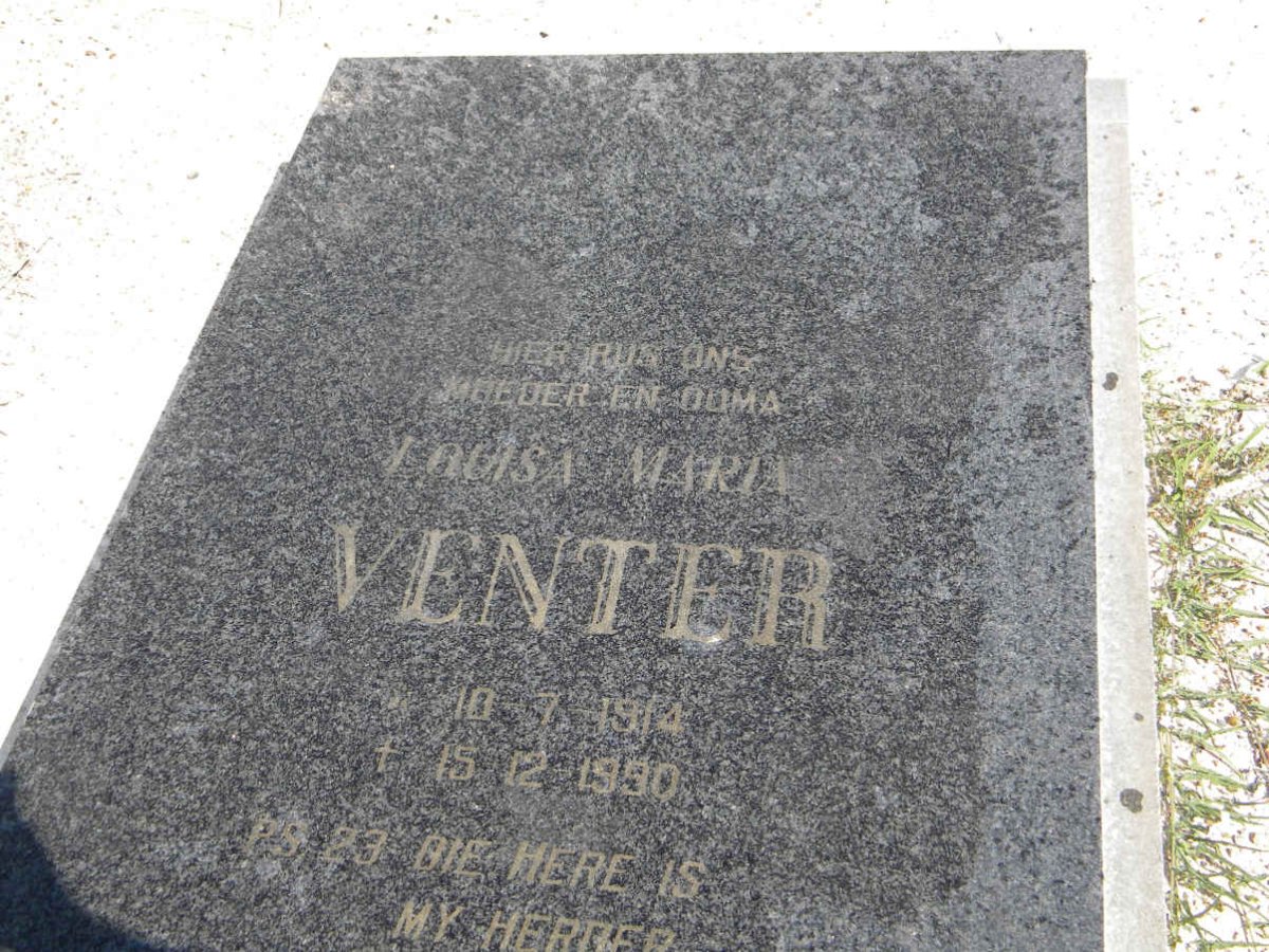 VENTER Louisa Maria 1914-1990