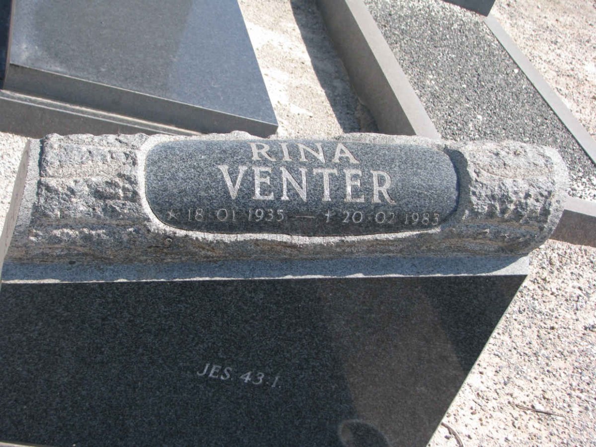VENTER Rina 1935-1983
