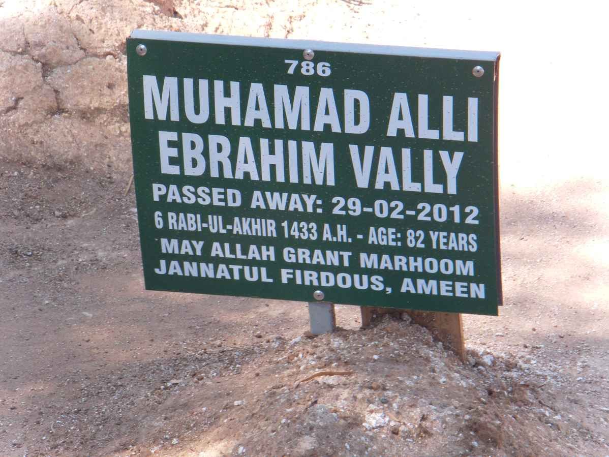 VALLY Muhamad Alli Ebrahim -2012