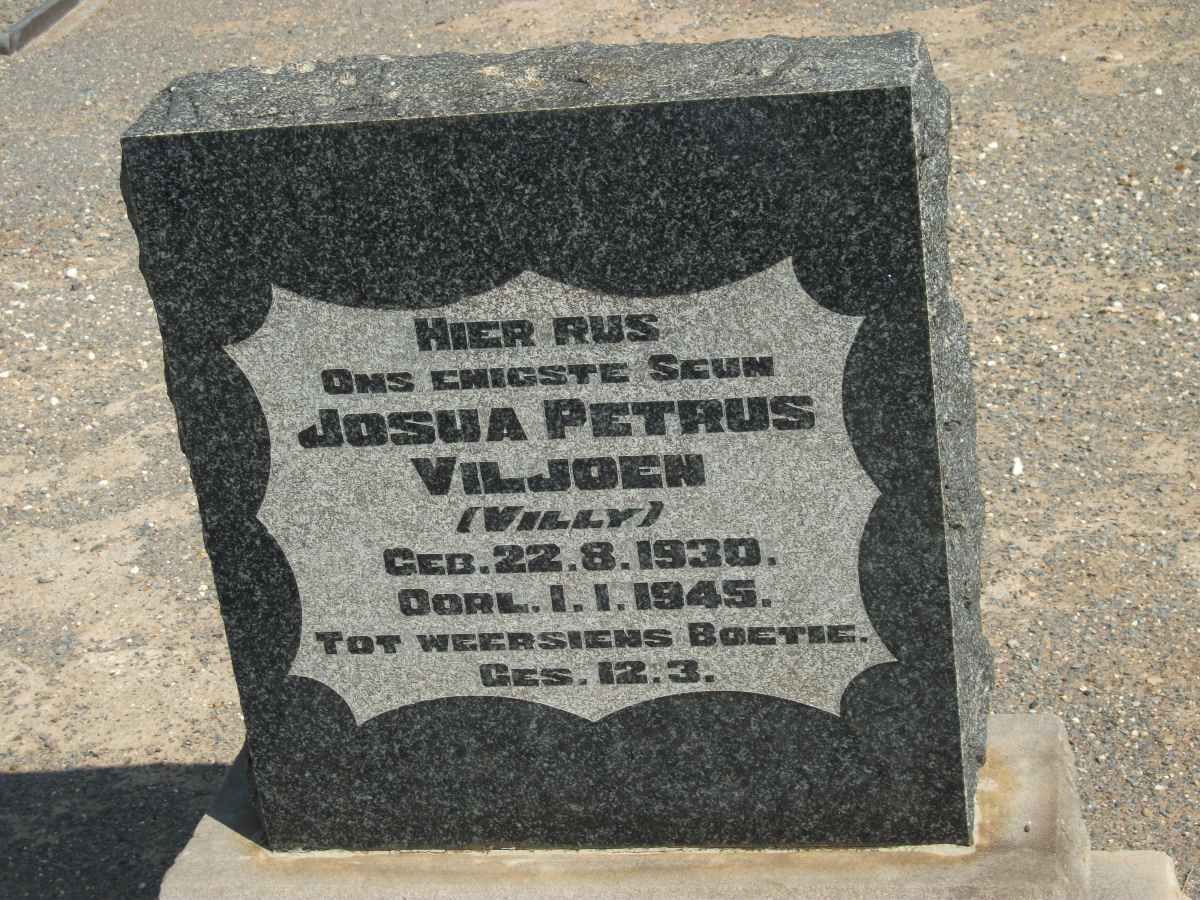 VILJOEN Josua Petrus 1930-1945