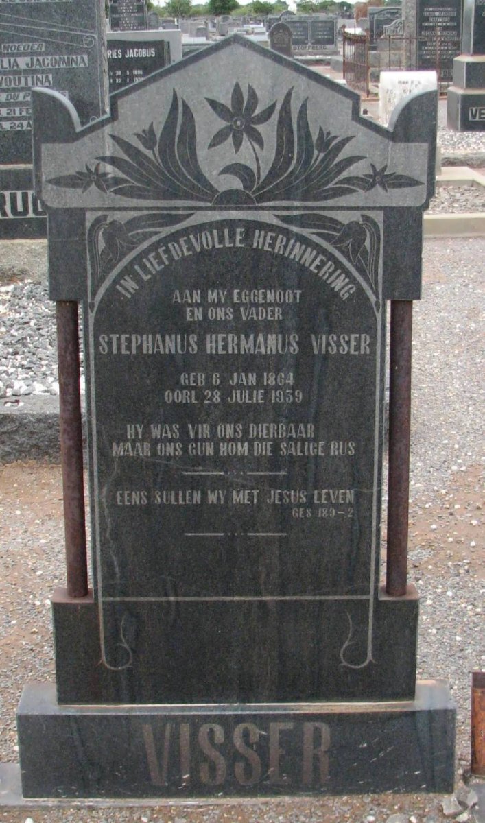 VISSER Stephanus Hermanus 1864-1939