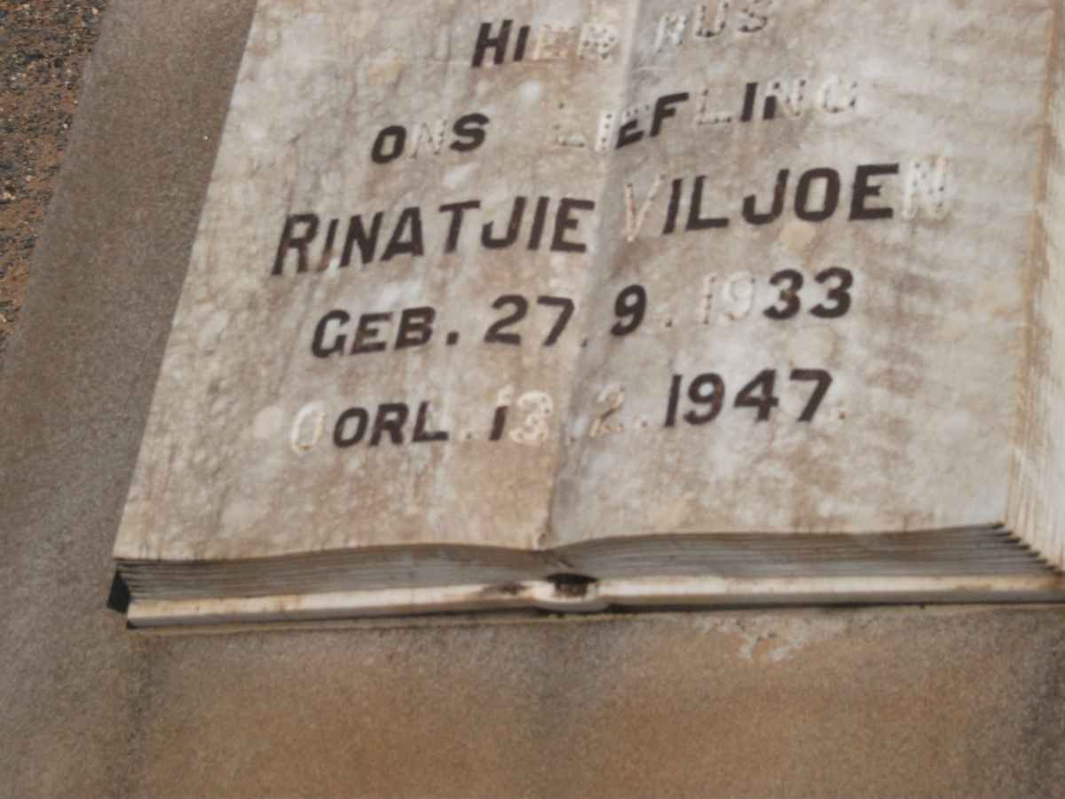 VILJOEN Rinatjie 1933-1947