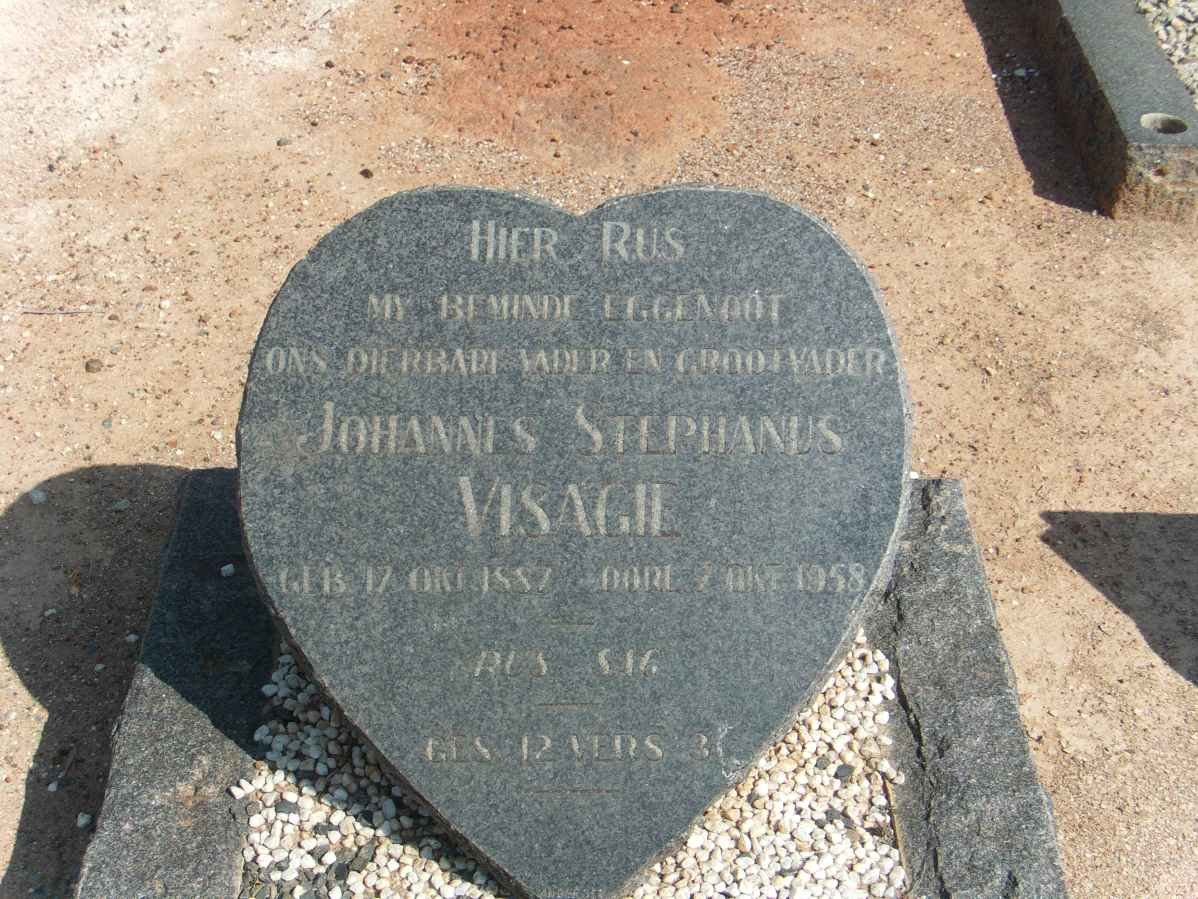VISAGIE Johannes Stephanus 1887-1958