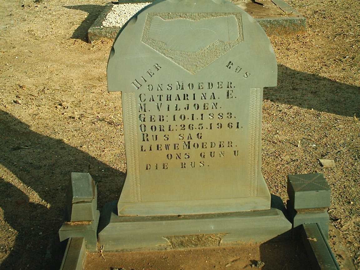 VILJOEN Catharina E.M. 1883-1961
