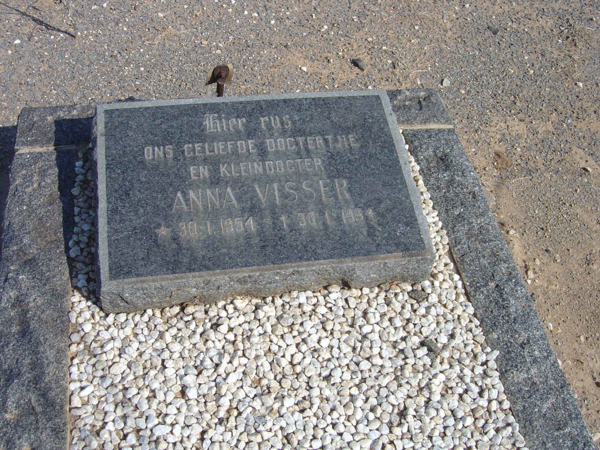 VISSER Anna 1954-1954