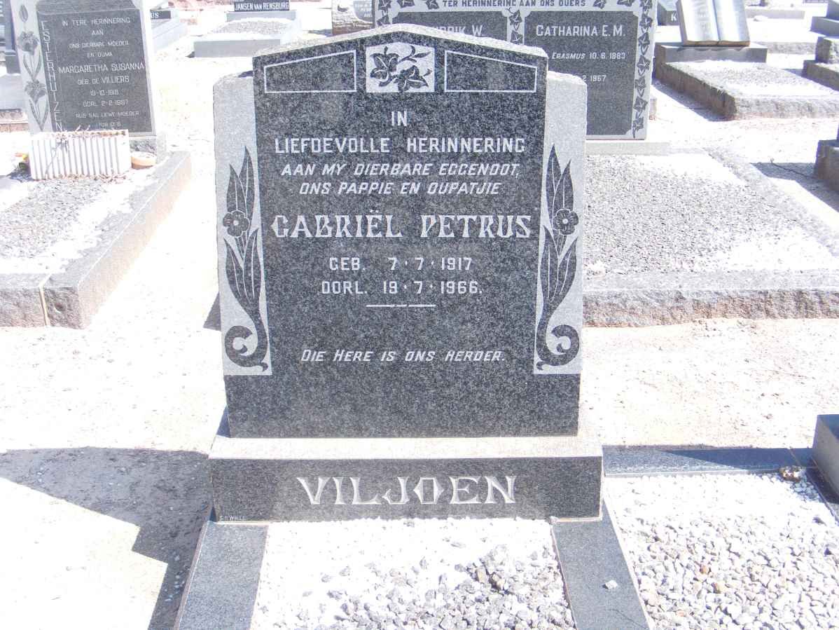 VILJOEN Gabriël Petrus 1917-1966