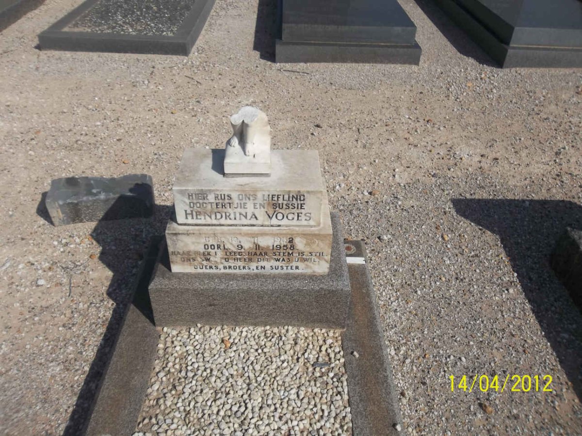 VOGES Hendrina 1952-1958