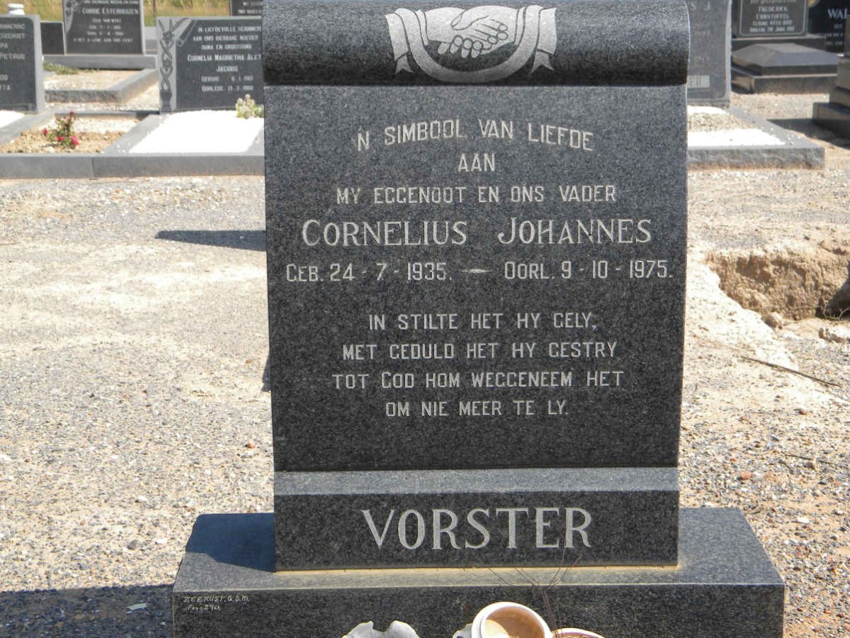 VORSTER Cornelius Johannes 1935-1975