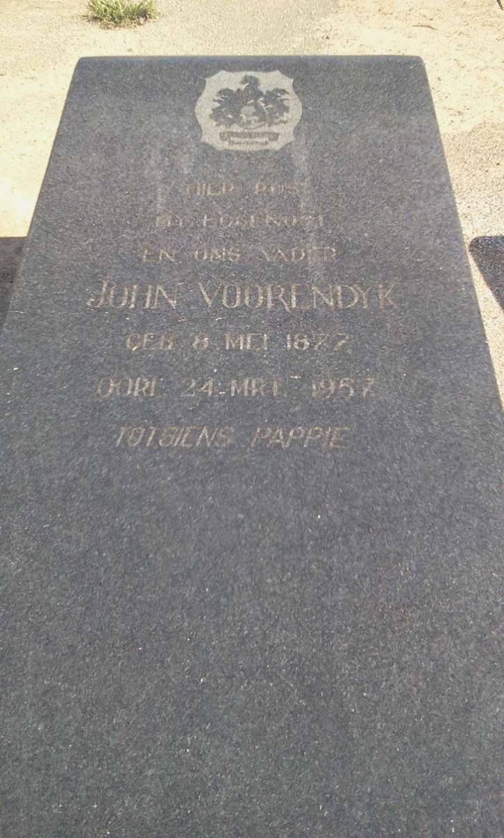 VOORENDYK John 1877-1957