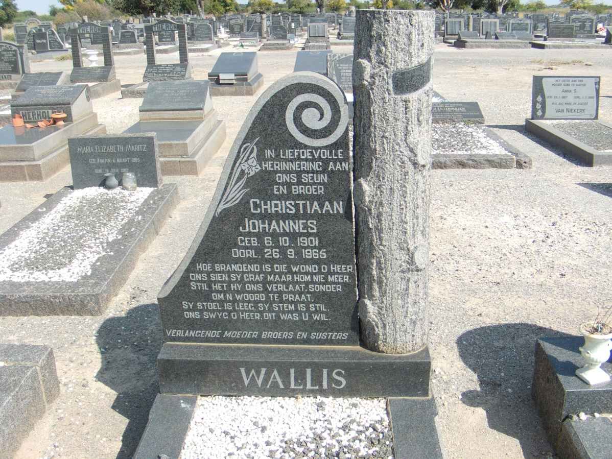 WALLIS Christiaan Johannes 1901-1965
