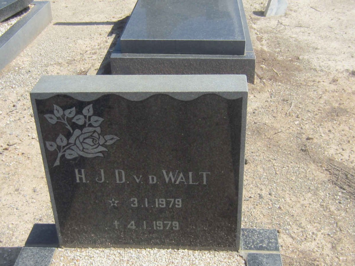 WALT H.J.D., van der 1979-1979