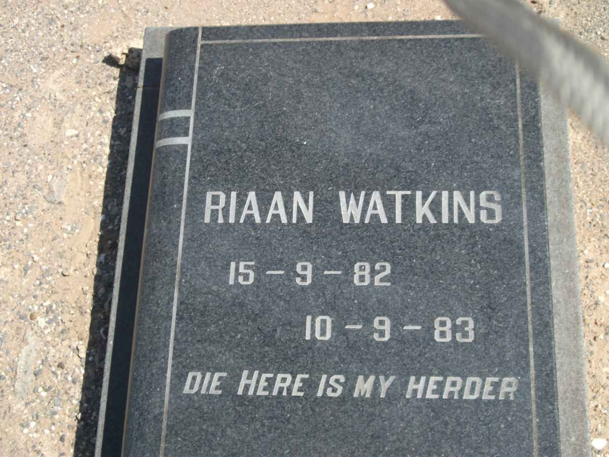 WATKINS Riaan 1982-1983