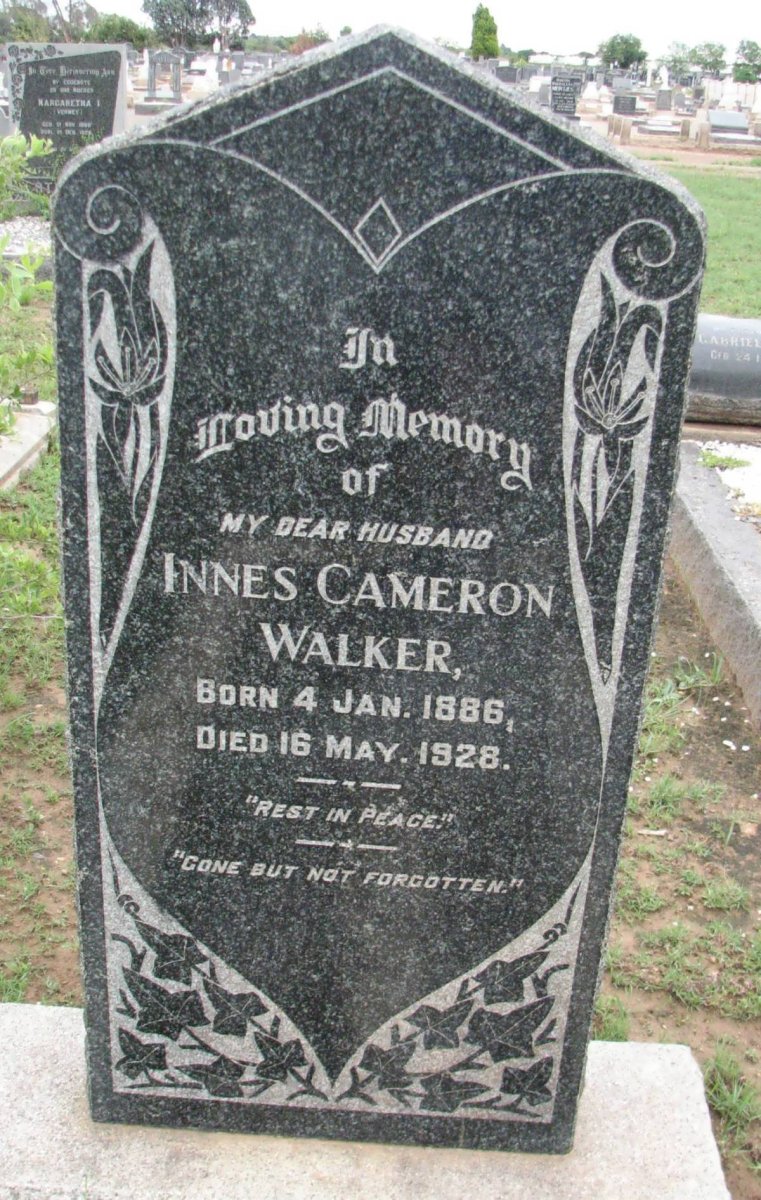 WALKER Innes Cameron 1886-1928