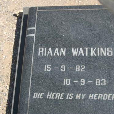 WATKINS Riaan 1982-1983