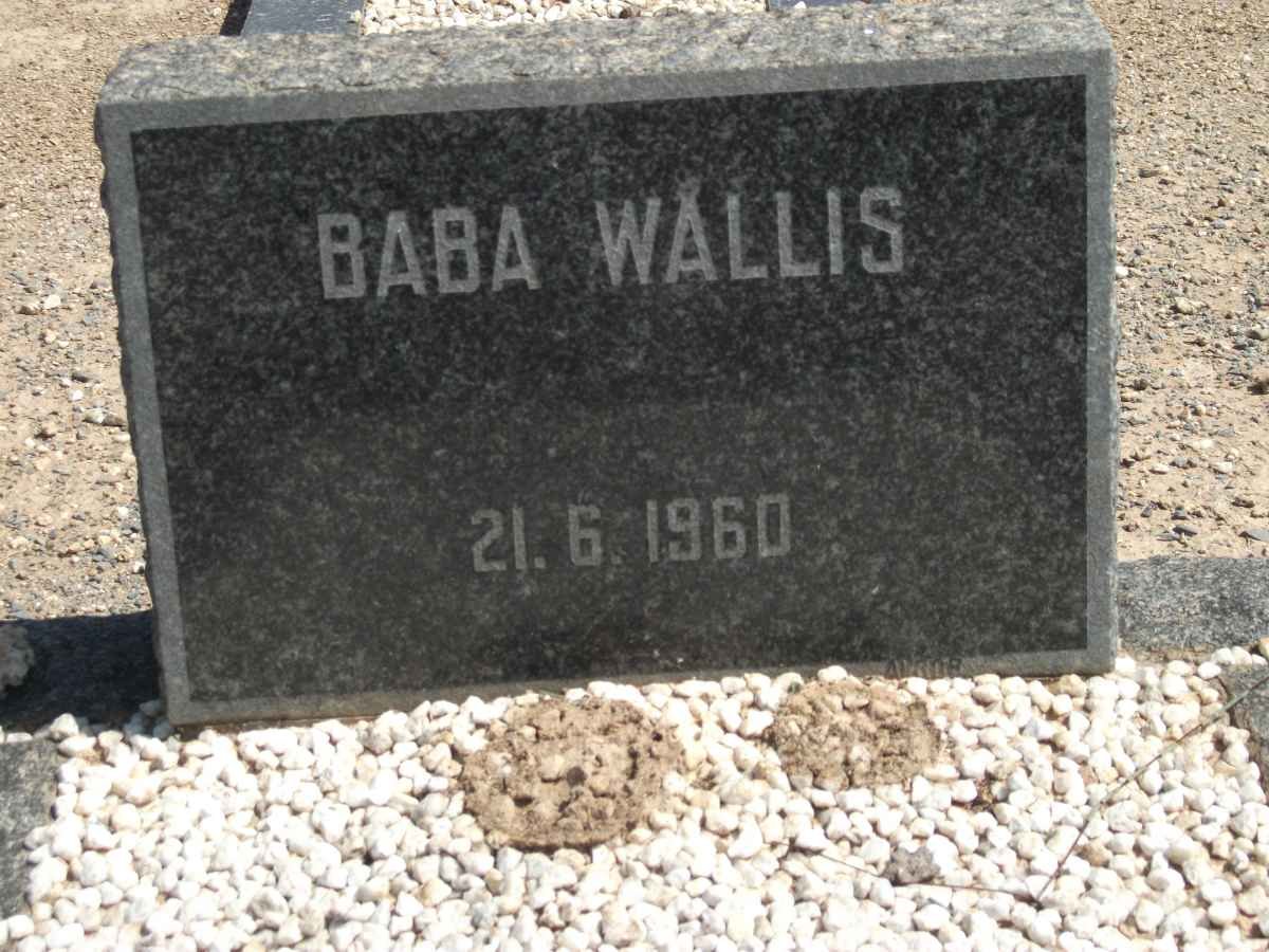 WALLIS Baba 1960-1960