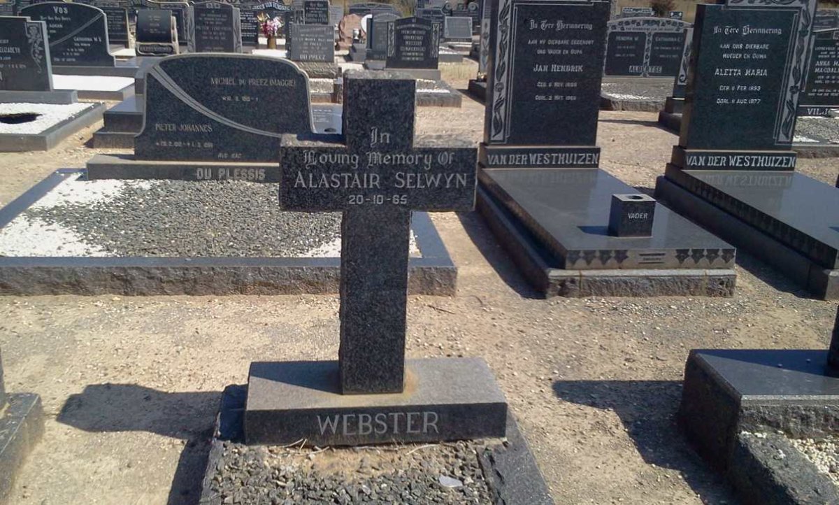 WEBSTER Alastair Selwyn -1965