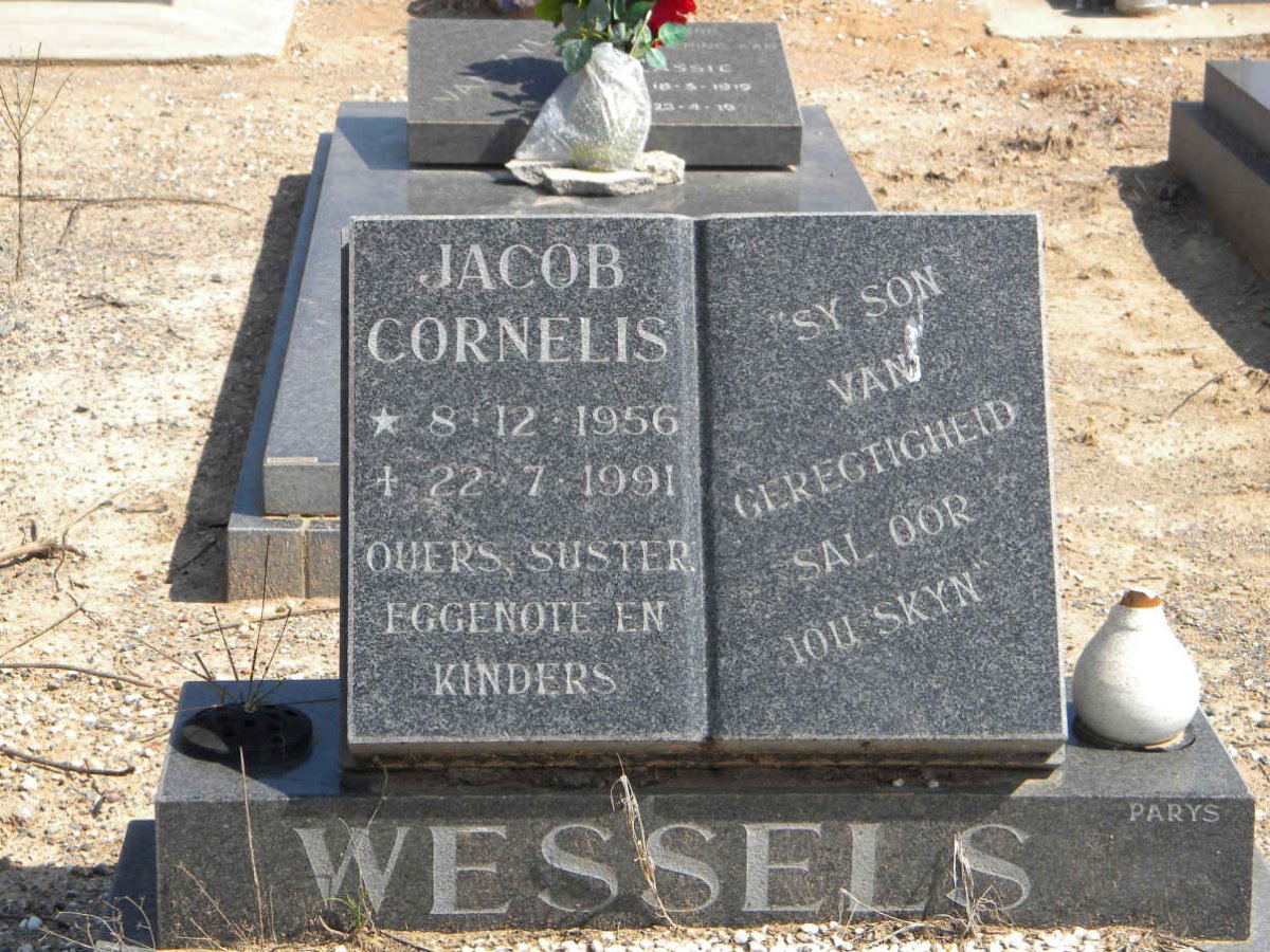 WESSELS Jacob Cornelis 1956-1991
