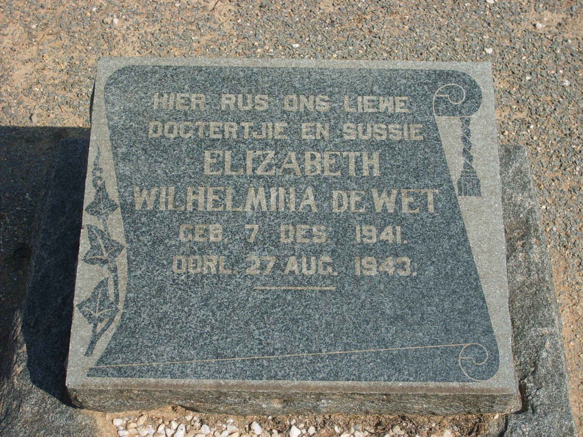 WET Elizabeth Wilhelmina, de 1941-1943