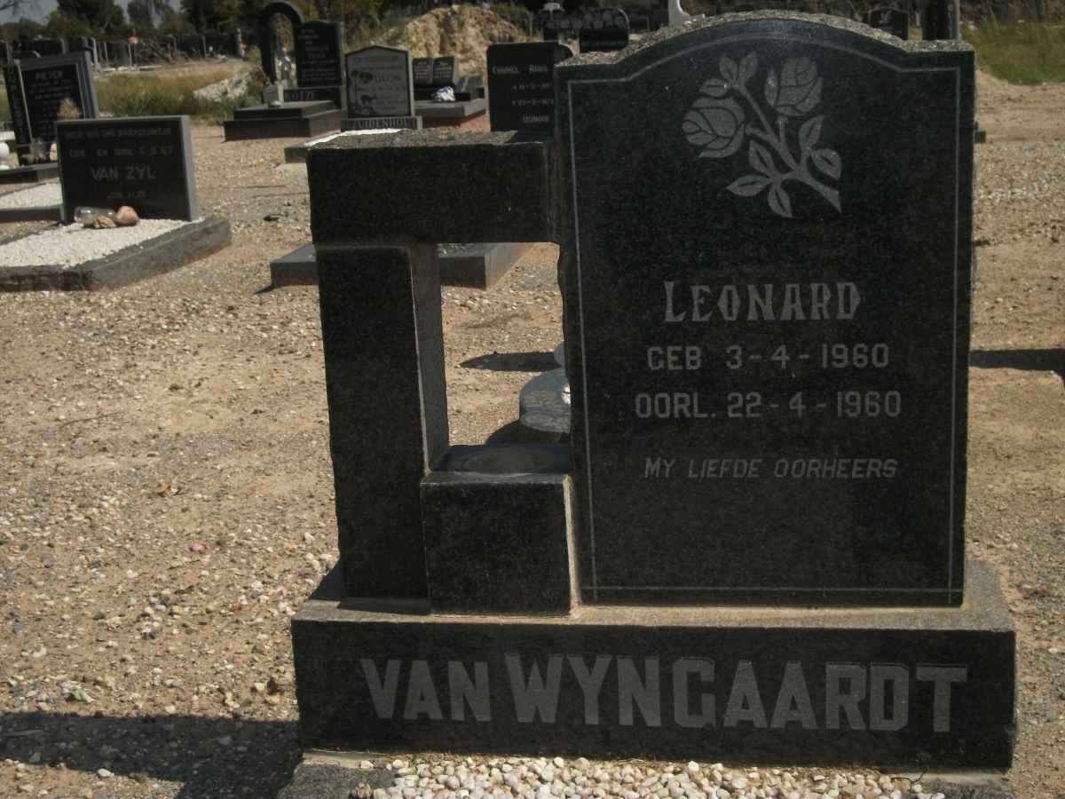 WYNGAARDT Leonard, van 1960-1960