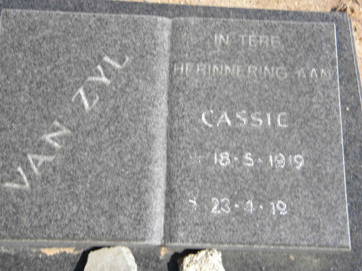 ZYL Cassie, van 1919-1991
