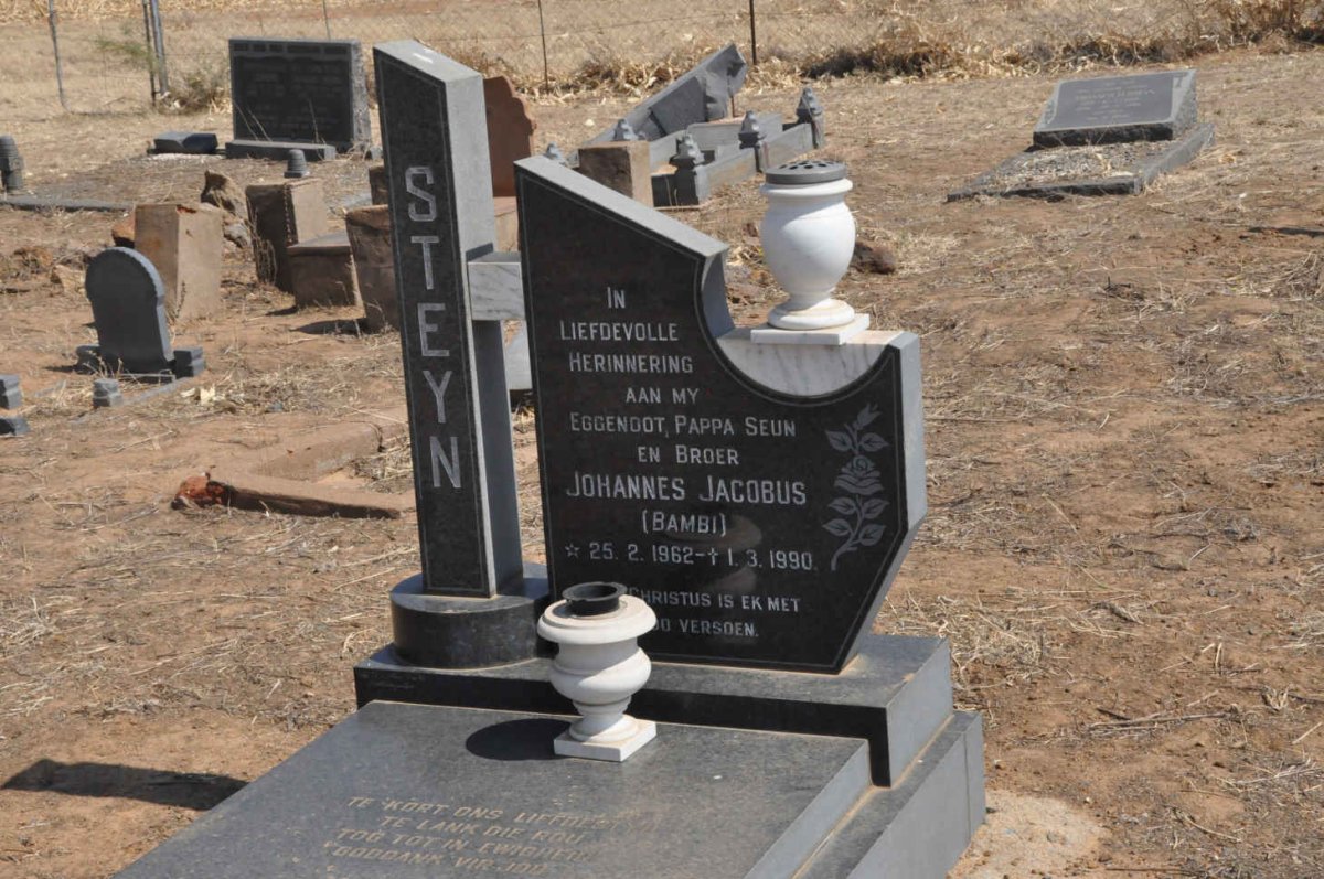 STEYN Johannes Jacobus 1962-1990