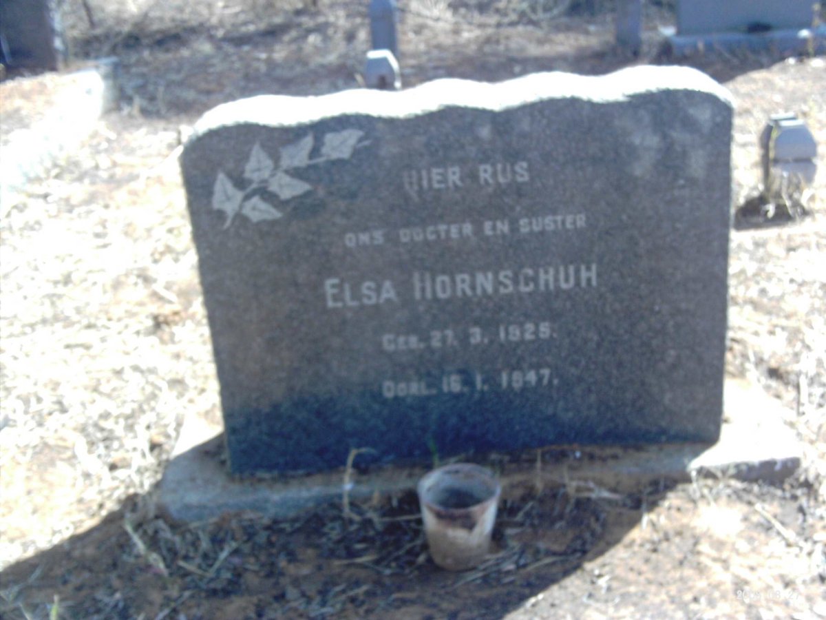 HORNSCHUH Elsa 1925-1947