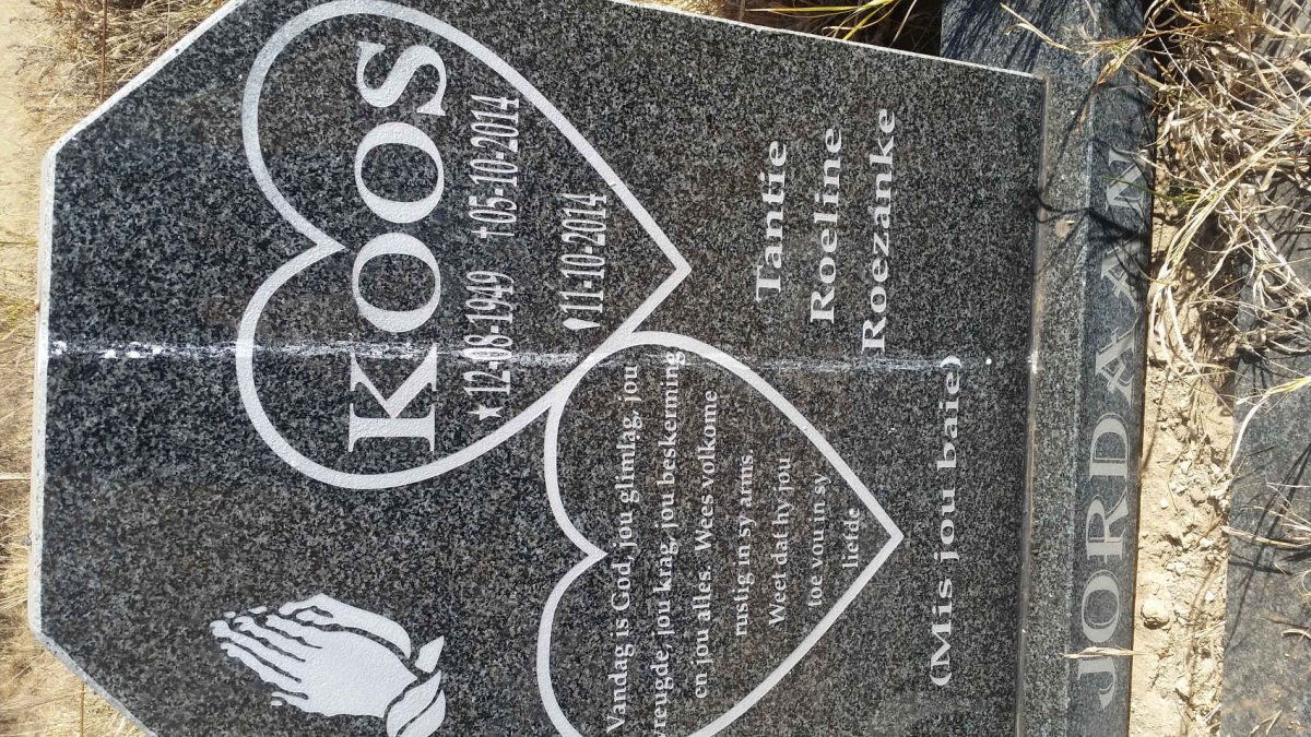 JORDAAN Koos 1949-2014