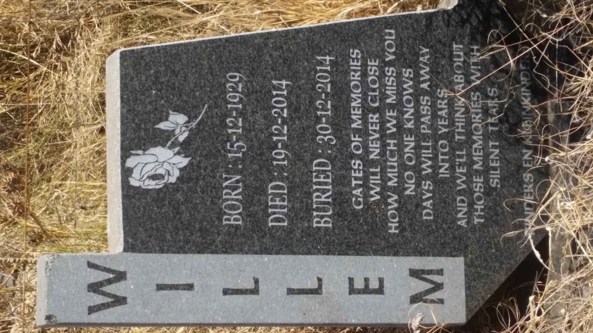 ? Willem 1929-2014