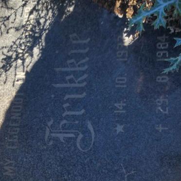 ? Frikkie 1933-1984