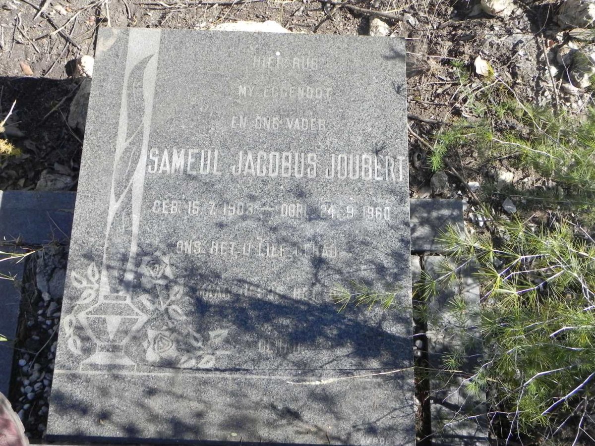JOUBERT Sameul Jacobus 1903-1960