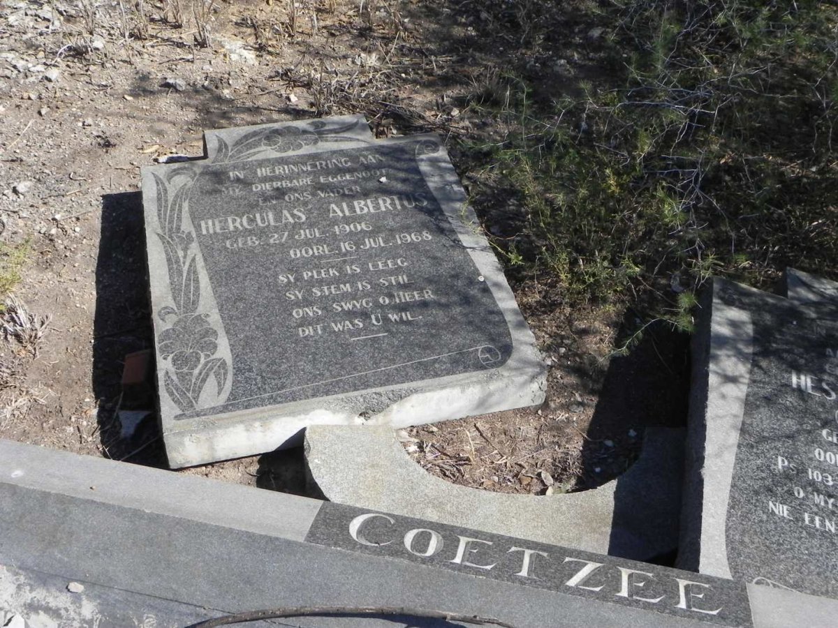 COETZEE Herculas Albertus 1906-1968 &amp; Hester Salomina DE JAGER 1905-1986