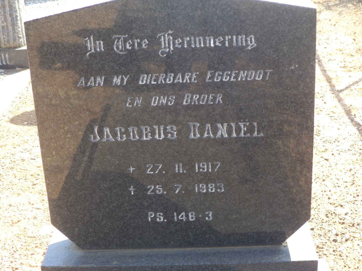? Jacobus Daniël 1917-1983