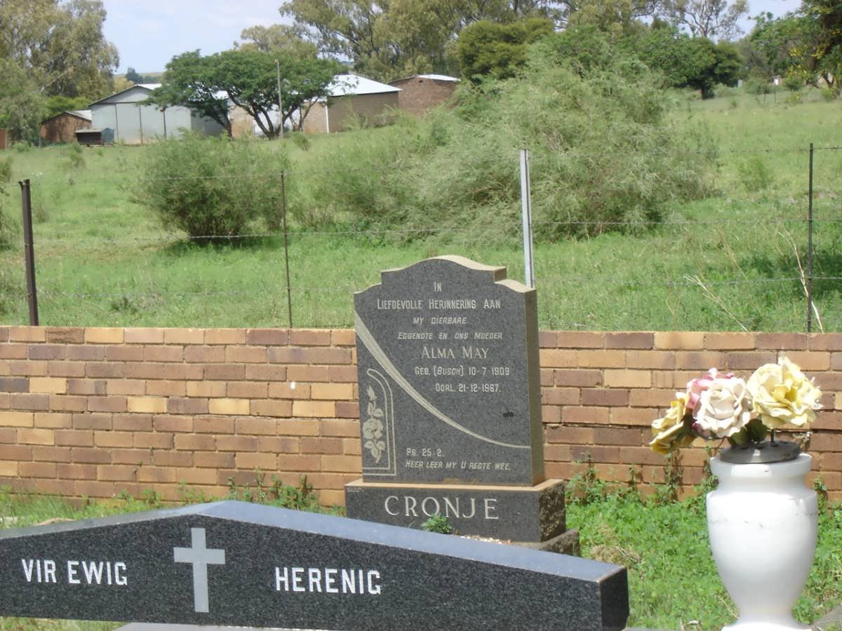 CRONJE Alma May 1909-1967