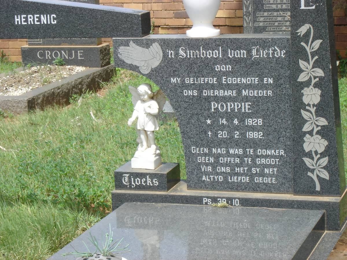 CRONJE Poppie 1928-1982