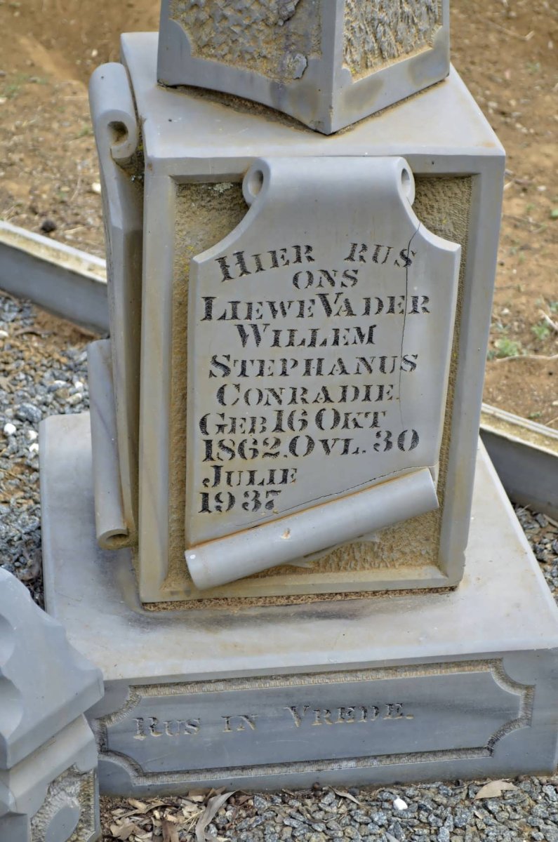 CONRADIE Willem Stephanus 1862-1937