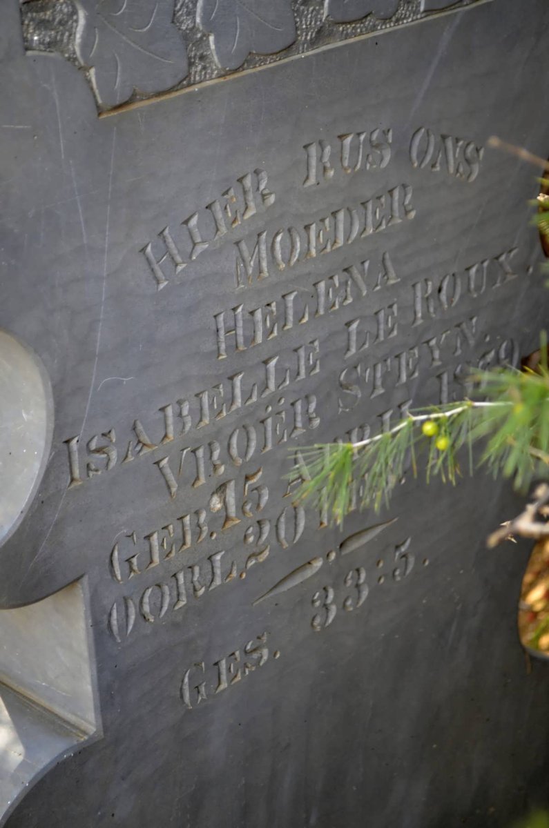 ROUX Helena Isabelle, le previously STEYN 1879-1945