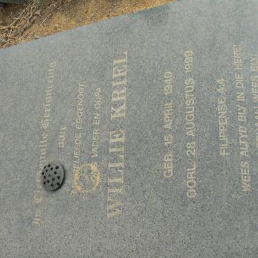 KRIEL Willie 1940-1999