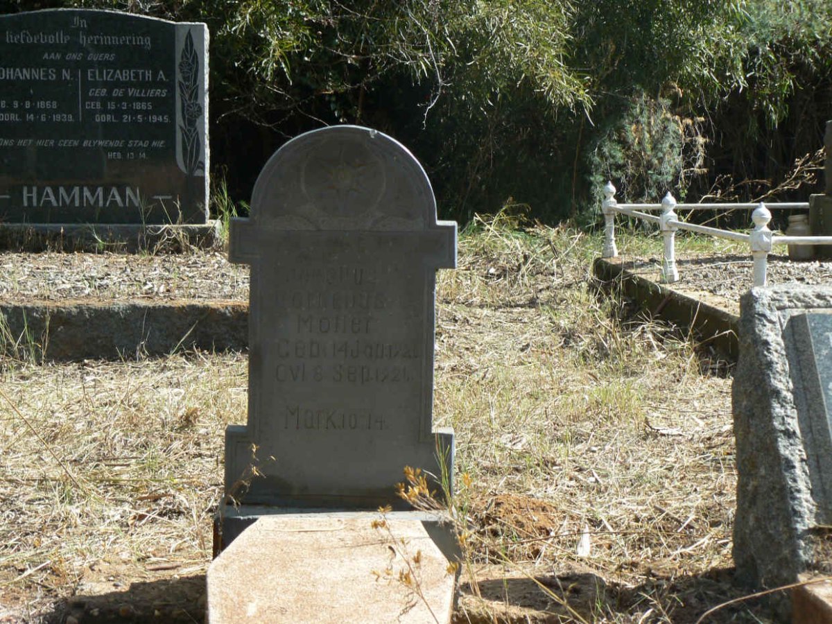 MOLLER Cornelius 1920-1921