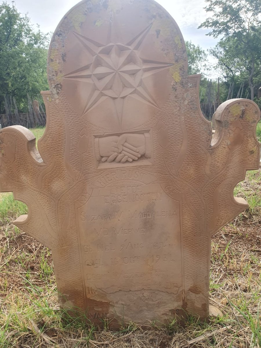 MERWE Susara M. Magdalena, v.d. nee NEL 1896-1934