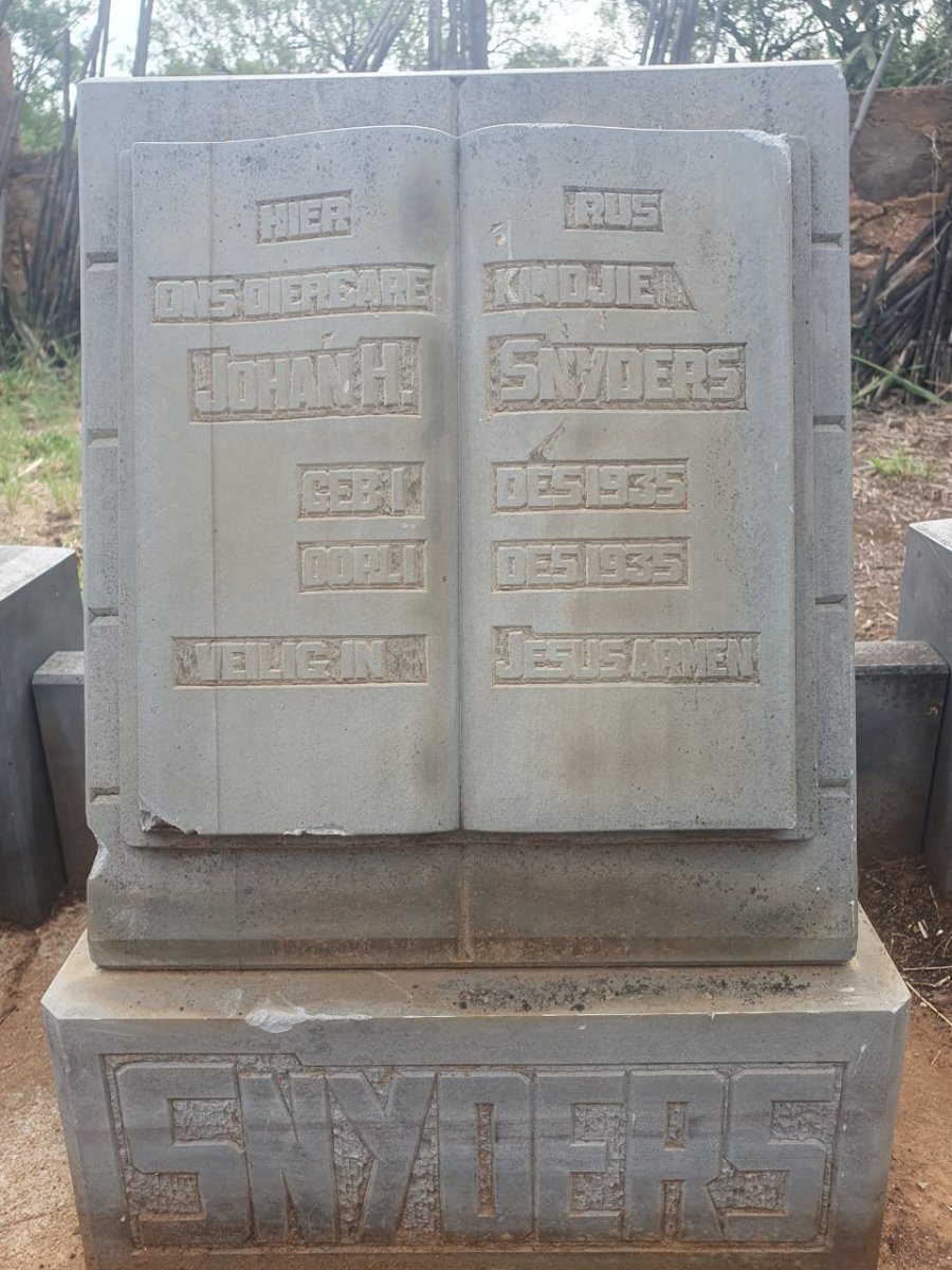 SNYDERS Johan H. 1935-1935