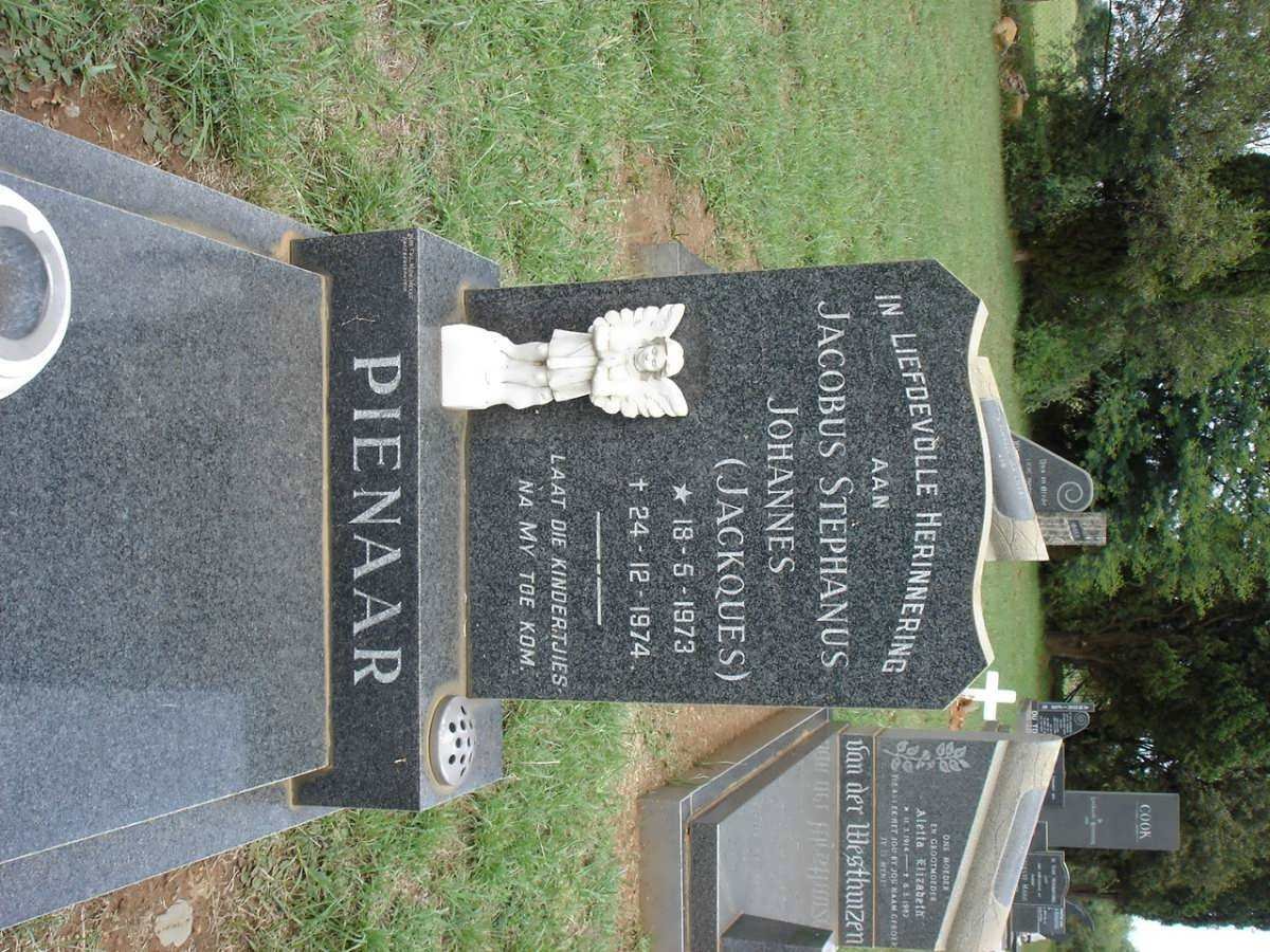 PIENAAR Jacobus Stephanus Johannes 1973-1974