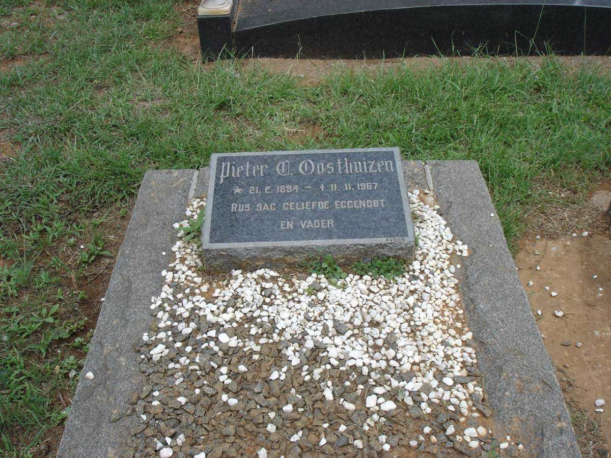 OOSTHUIZEN Pieter C. 1894-1967
