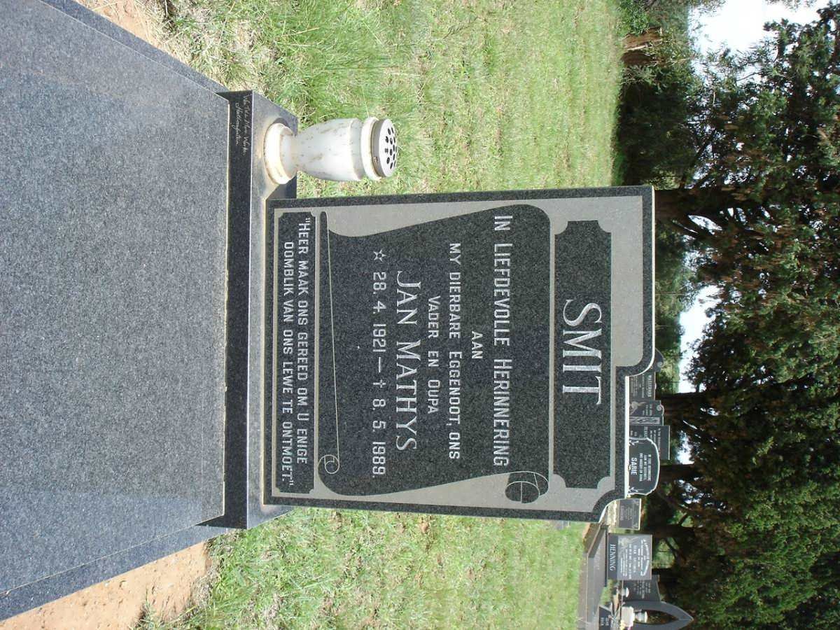 SMIT Jan Mathys 1921-1989