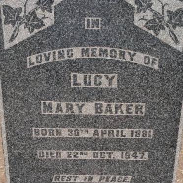 BAKER Mary 1881-1947