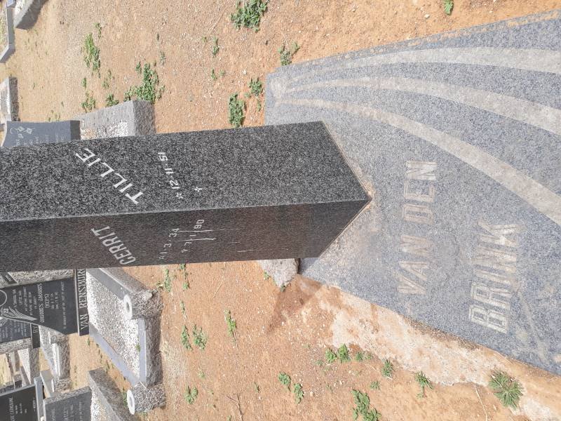BRINK Gerrit, van den 1934-1990 &amp; Tillie 1951-